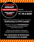 MenSe presente en Mansen M&ouml;rin&ouml;ill&auml; 17.&ndash;18.4.2026.